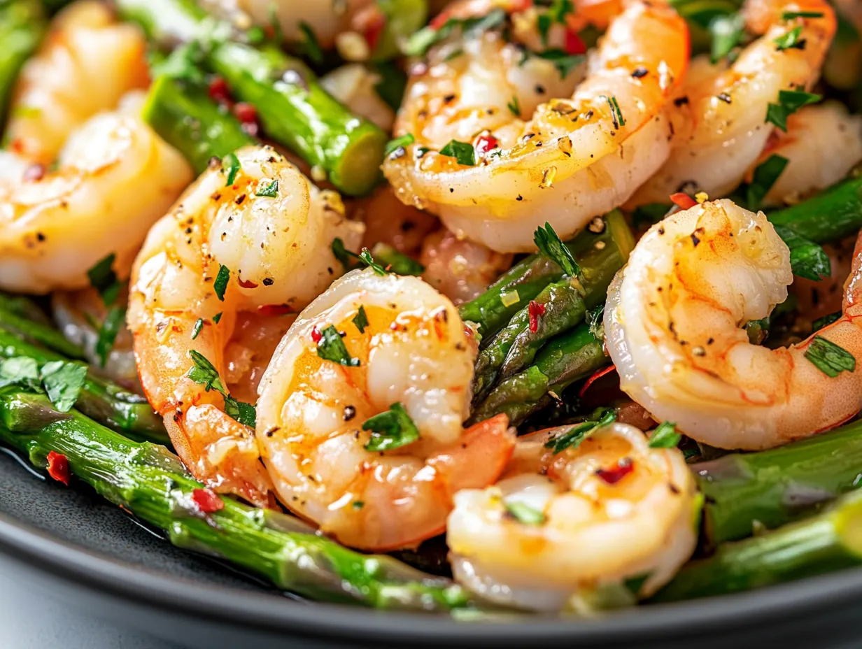 20-Minute Lemon Garlic Shrimp: A Zesty Weeknight Delight finished dish