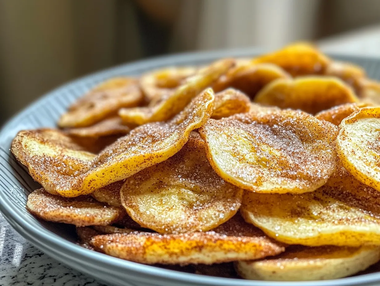 Crispy Air Fryer Cinnamon Sugar Banana Chips: Your New Favorite Snack step by step