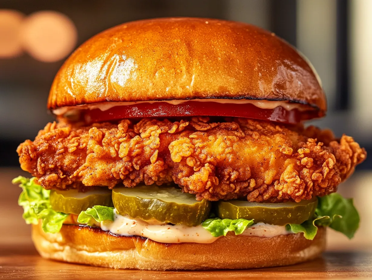Crispy Cajun Chicken Sandwich: Your Easy Weeknight Flavor Bomb finished dish