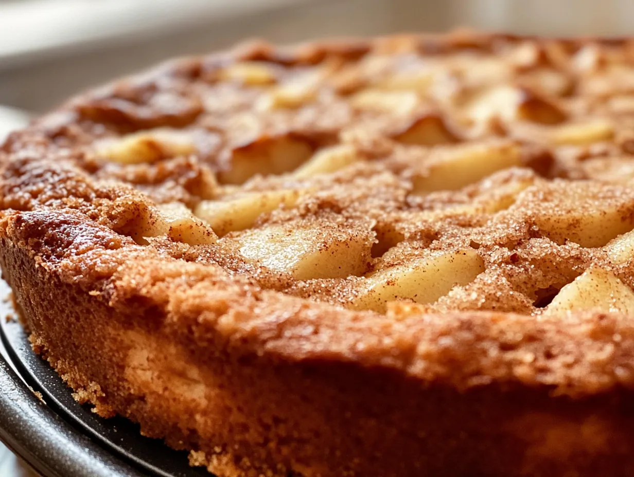 Effortless Cinnamon Apple Cake: A Sweet Autumn Delight finished dish