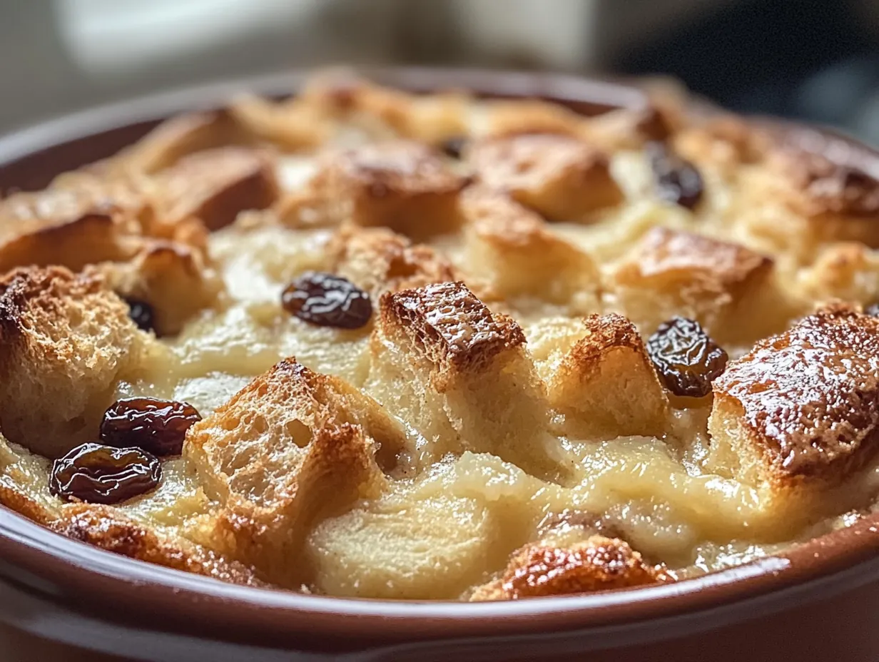 Grandma's Classic Bread Pudding: A Soulful Dessert finished dish