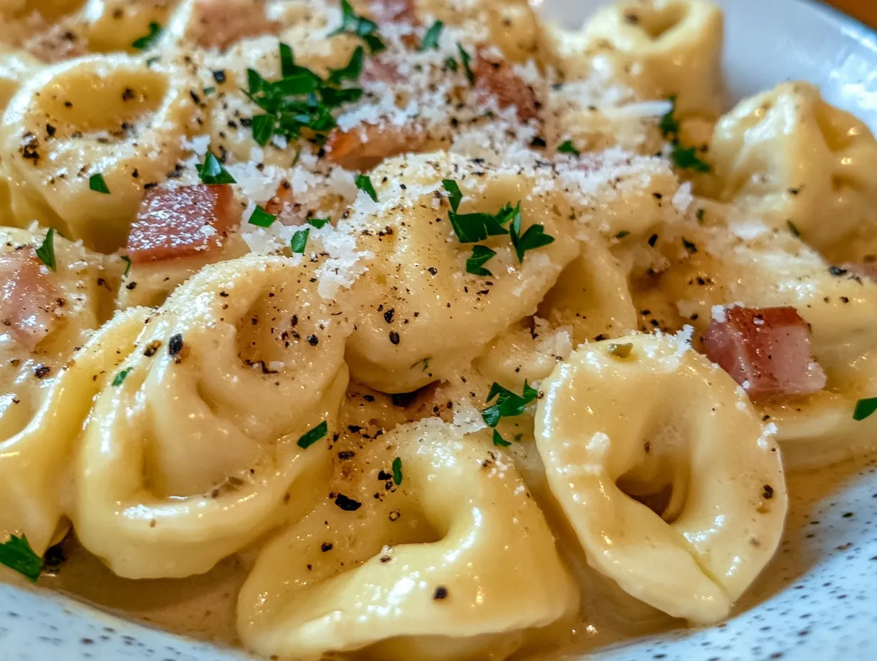 Quick Comfort: Your 30-Minute Tortellini Carbonara Secret