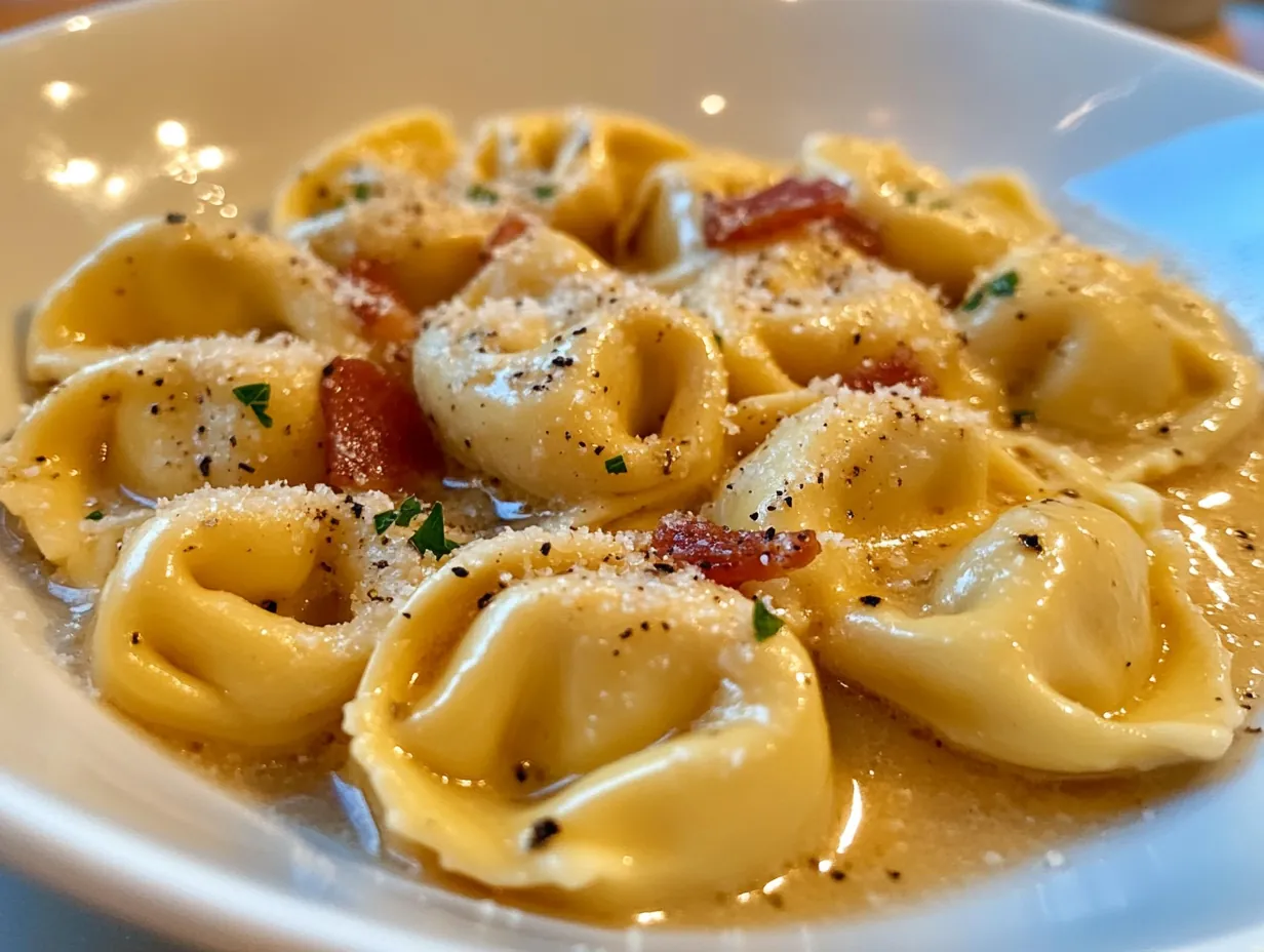 Quick Comfort: Your 30-Minute Tortellini Carbonara Secret