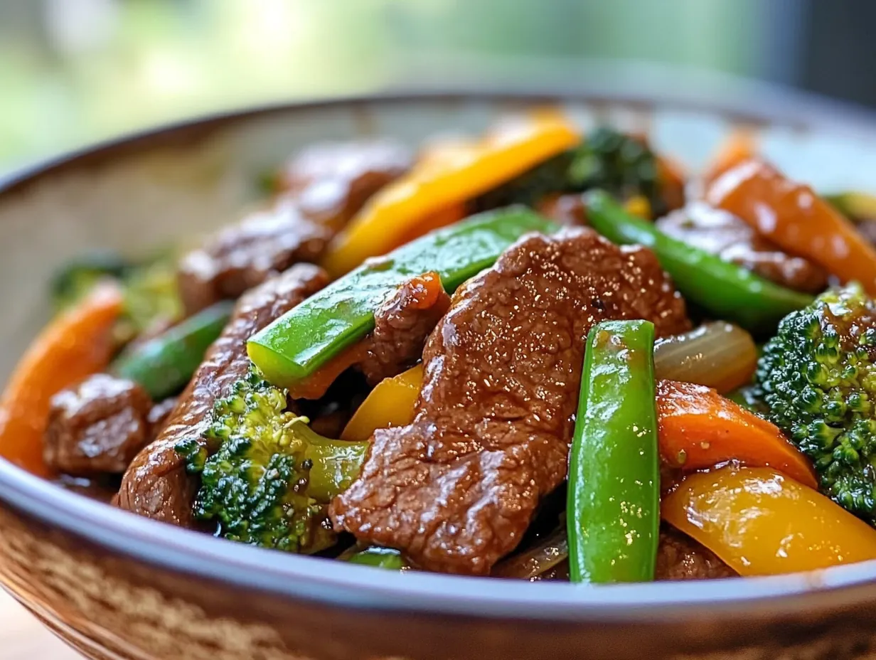 Quick & Flavorful 30-Minute Beef Stir Fry with Crisp Vegetables
