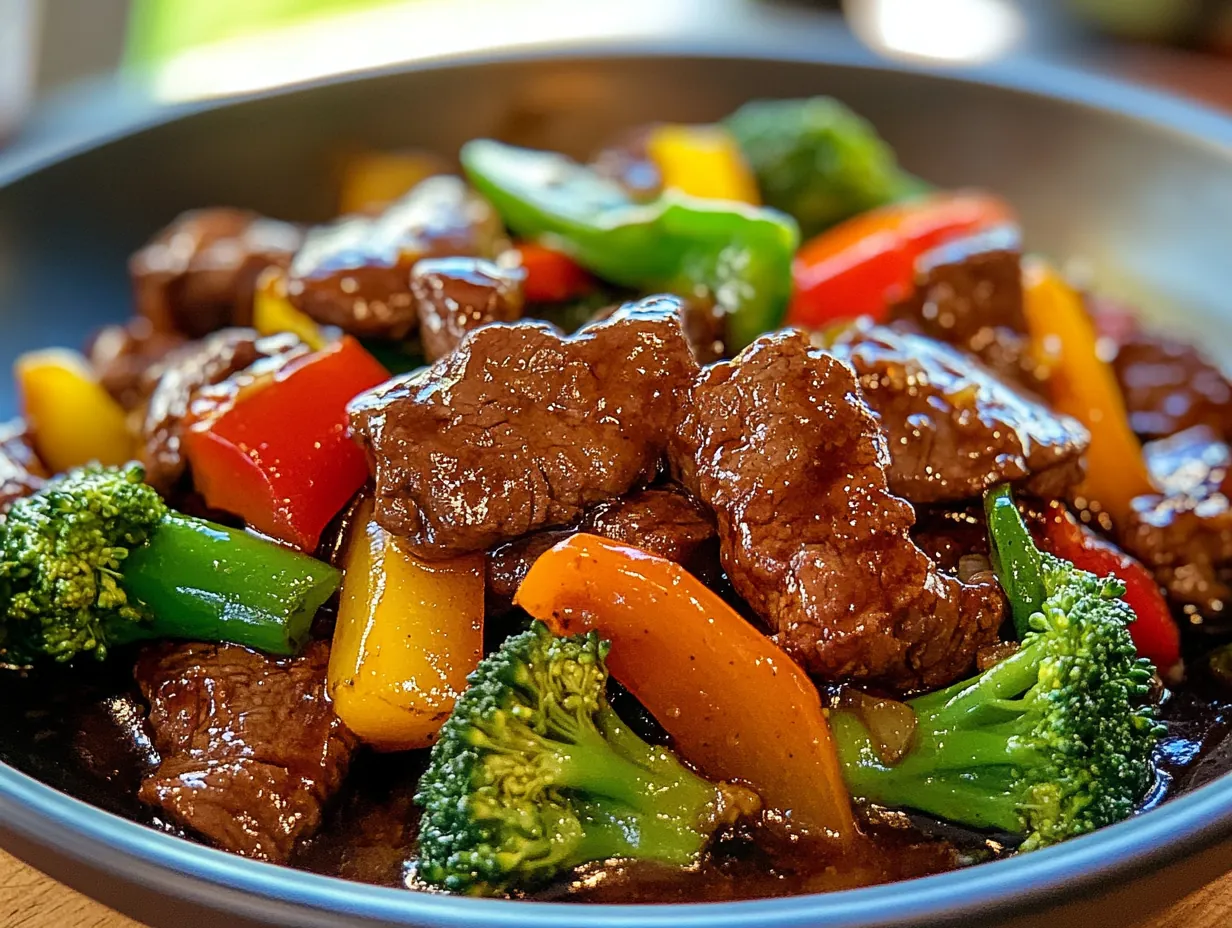 Quick & Flavorful 30-Minute Beef Stir Fry with Crisp Vegetables
