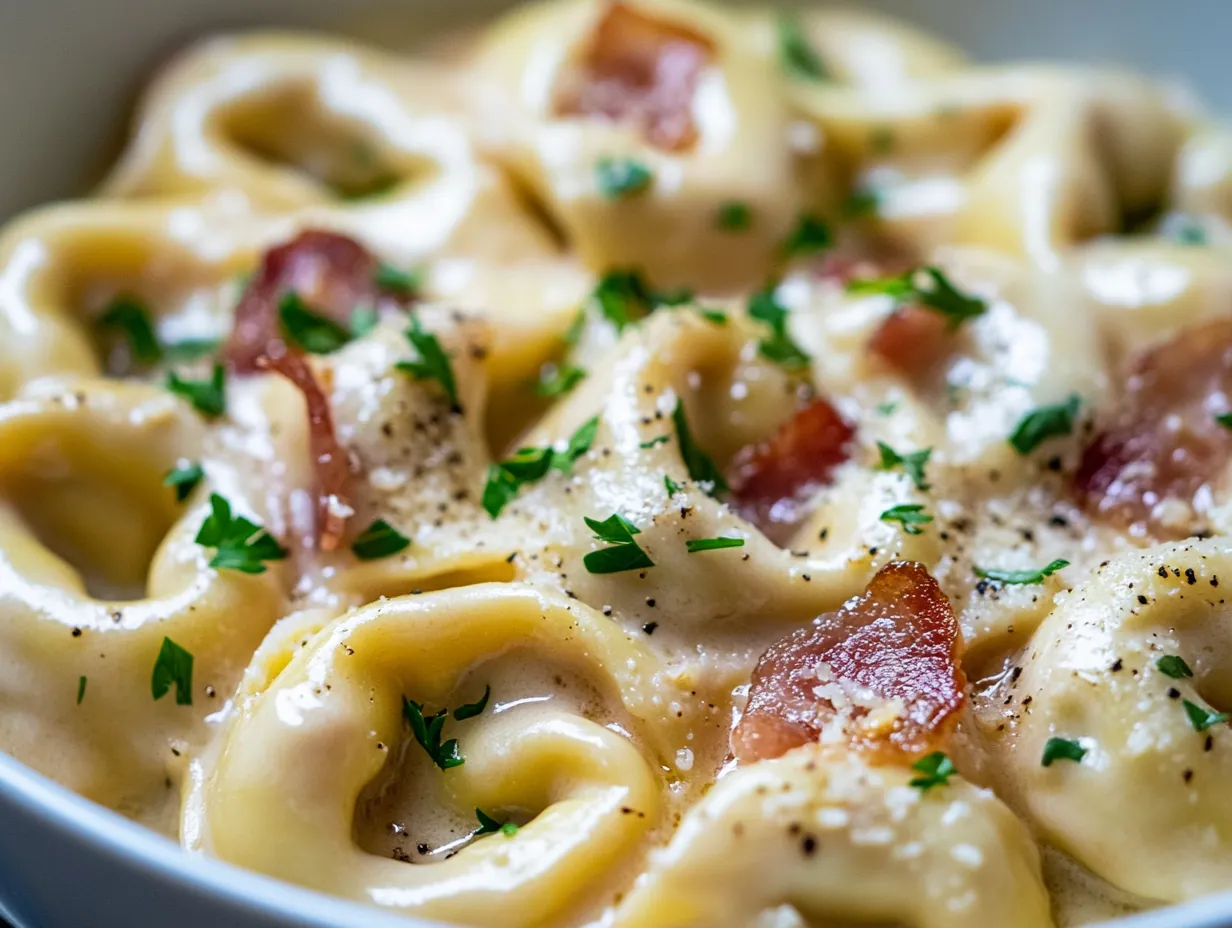 Quick Tortellini Carbonara: Your 30-Minute Weeknight Delight step by step