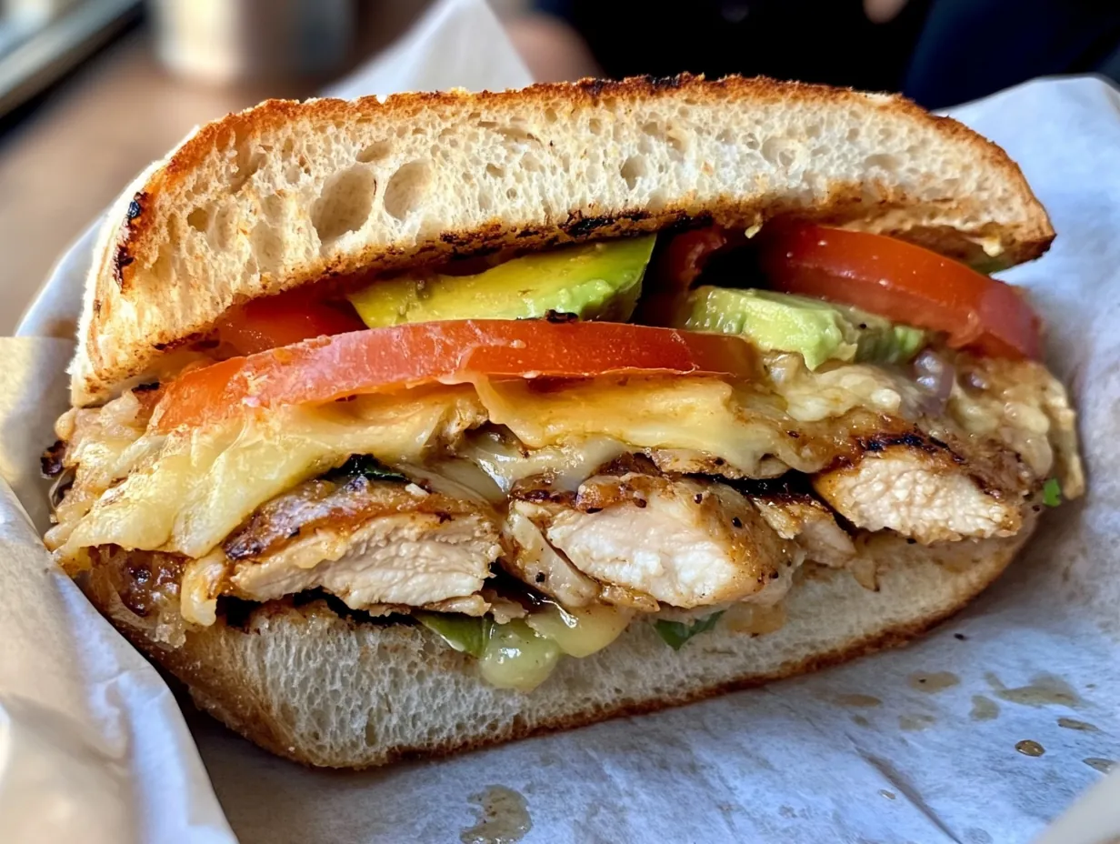 Savory Chicken Torta: Your New Favorite Mexican Sandwich finished dish