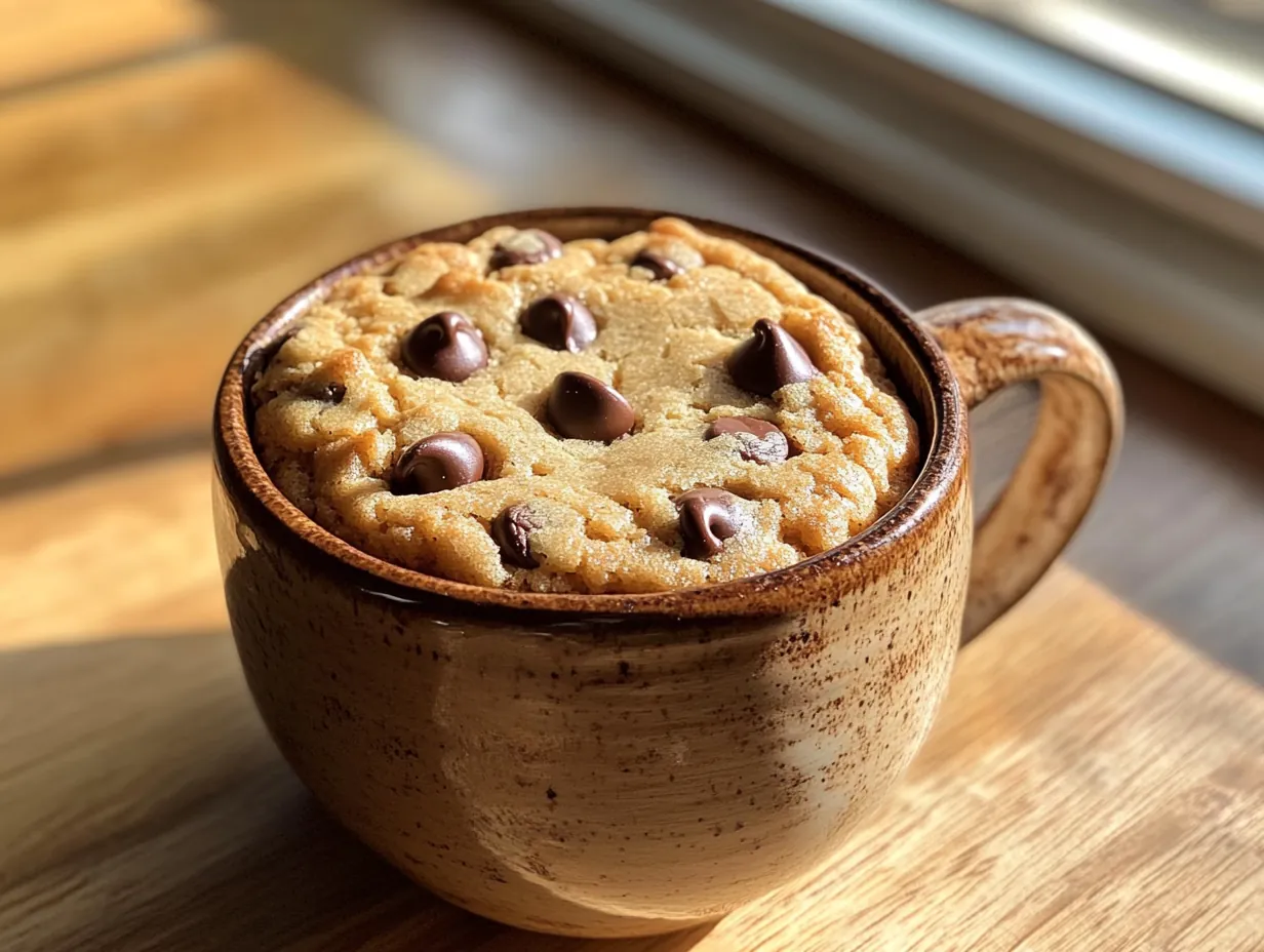 Speedy Microwave Mug Cookie: Yummy & Easy Recipe for One step by step