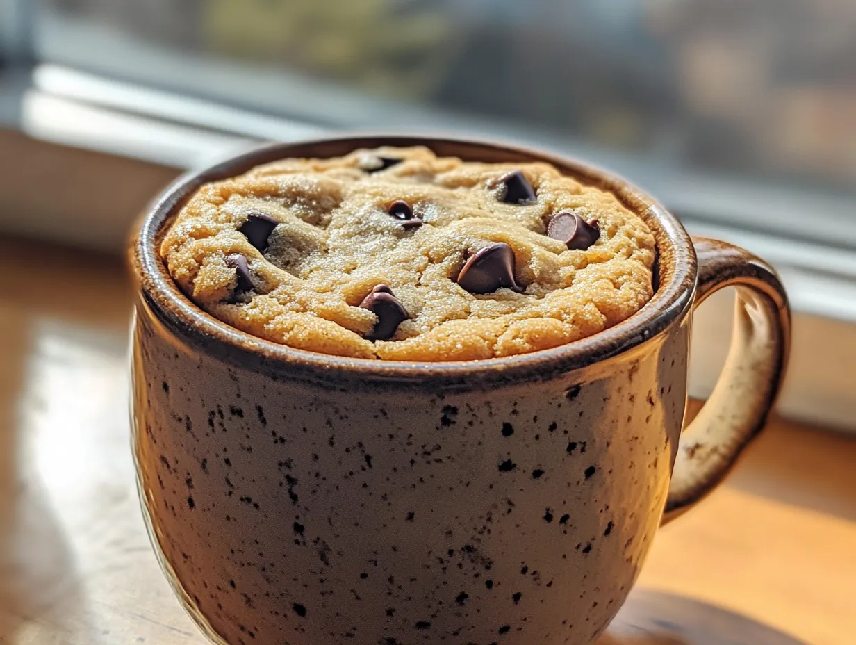 Speedy Microwave Mug Cookie: Yummy & Easy Recipe for One finished dish