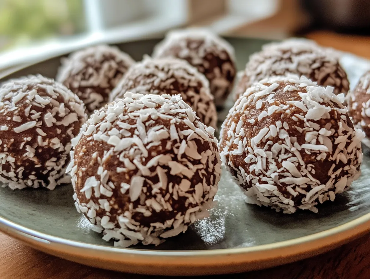 Wholesome Chocolate Coconut Bites: Easy Healthy Snacks