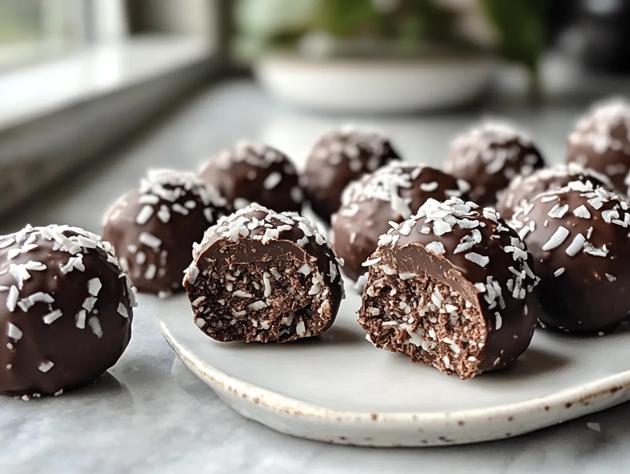 Wholesome Chocolate Coconut Bites: Easy Healthy Snacks